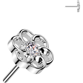 Titanio Superiore fiore zicone Push-In