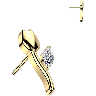 Titanio superiore tulipano Push-In