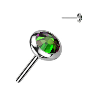Titanium top ball zirconia opal Push-In