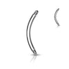 curved barbell pin