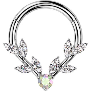 Ring vines zirconia marquise cut Segment