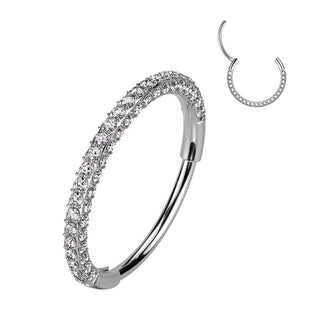 Titanium Ring Zirconia Clicker