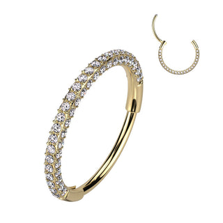 Titanium Ring Zirconia Clicker
