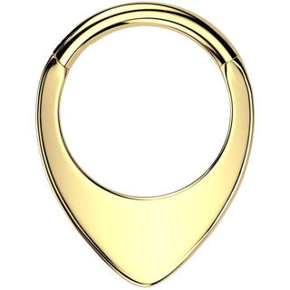 Titanium Ring teardrop Segment