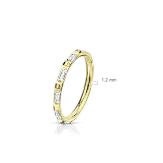 Titanium Ring Zirconia Clicker