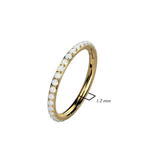 Titanium Ring Zirconia Clicker