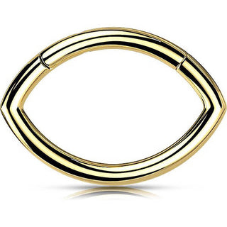 Titanium Ring Oval Clicker