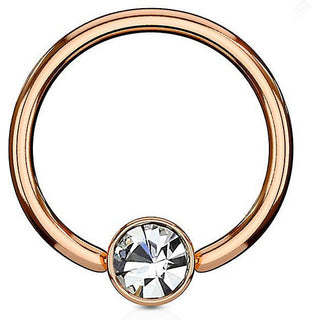 Ring Flat Zirconia Captive Bead