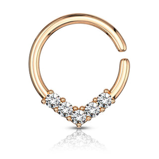 Ring Zirconia Gold Bendable