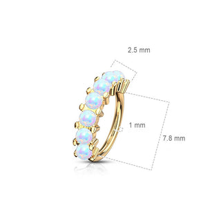 Ring 7 Opal Bendable