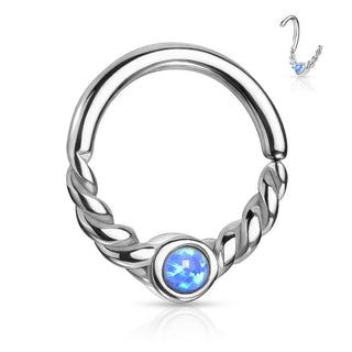 Ring Opal Round Bendable