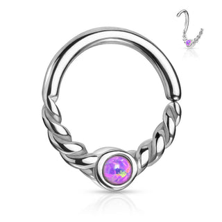 Ring Opal Round Bendable