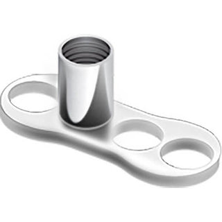 Titanio Ancora base a 3 fori da 2mm