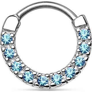 Piercing Septum  Clicker di zirconi Clicker