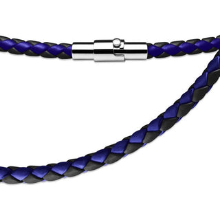 Black Blue Braided Magnet