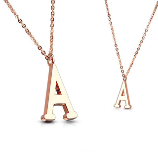Letters A-Z Roségold
