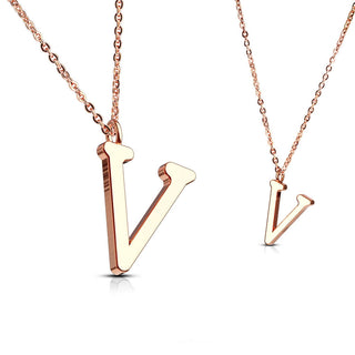 Letters A-Z Roségold