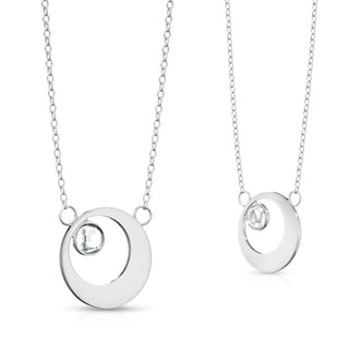 Design luna piena con zircone