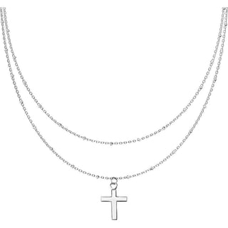 Podwójny łańcuszek krzyż