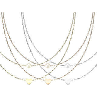 Pearl Heart Double Layered