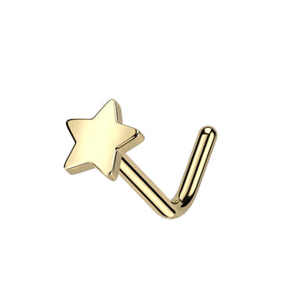 Nasale a L Anello naso a L con stella piatta