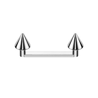 Barbell Surface Barra piatta con borchie Filettatura Interna