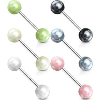 Barbell Pearl, 6  pieces