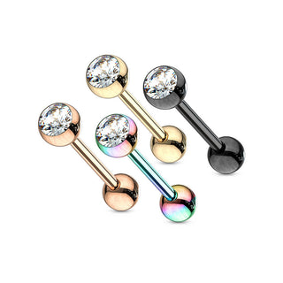 Barbell Ball Zirconia, 4  pieces