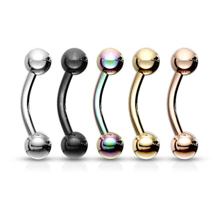 Kolczyk do brwi kulka, 5 sztuki