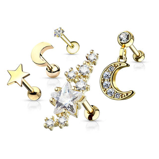 Barbell Set Barbell Labret, 5 pezzi