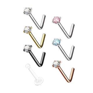 Nose L-Shape Zirconia, 7  pieces
