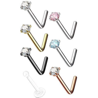 Nose L-Shape Zirconia, 7  pieces