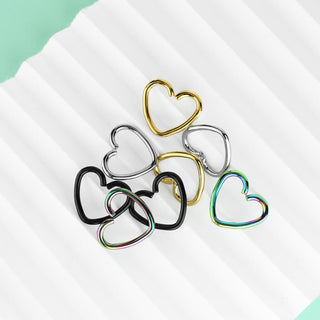 Ring Heart Bendable, 4 s pairs