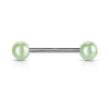 Barbell Acrylic Pearlish Ball