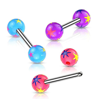 Barbell Acrylic Star Ball