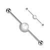 Industrial Barbell pearl ball zirconia