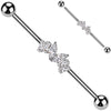Barbell Industrial Zirconi taglio marquise taglio baguette