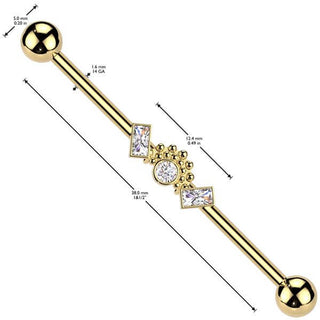 Barbell Industrial Zirconi palline cluster