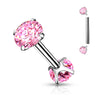 Barbell Ball 2 Zirconia Internally Threaded