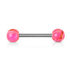 Barbell Acrylic Marble Ball