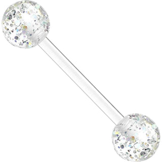 Barbell Acrylic Ultra Glitter Ball