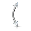 Augenbrauenpiercing Acryl Stachel