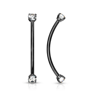 Curved Barbell Zirconia