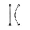 Curved Barbell Zirconia