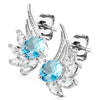 Bouton d'Oreille Ailes d'Ange Zircone