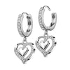 Heart dangle Zirconia Clicker
