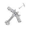 Or 14kt Labret Marquise Zircone Enfoncer