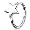 Solid Gold 14 Carat Ring Star Bendable