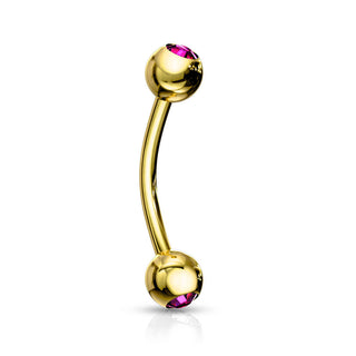 Eyebrow Piercing Ball Zirconia