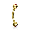 Eyebrow Piercing Ball Zirconia
